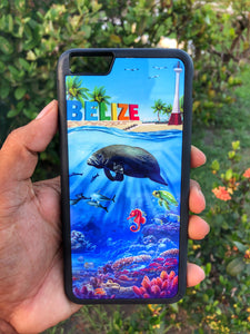 Coast of Belize phone case