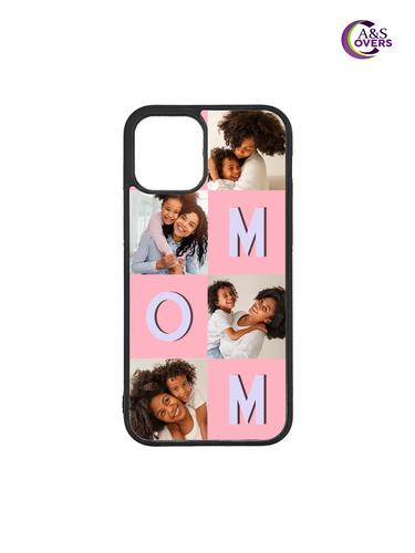 Pink Square Mom Collage Case