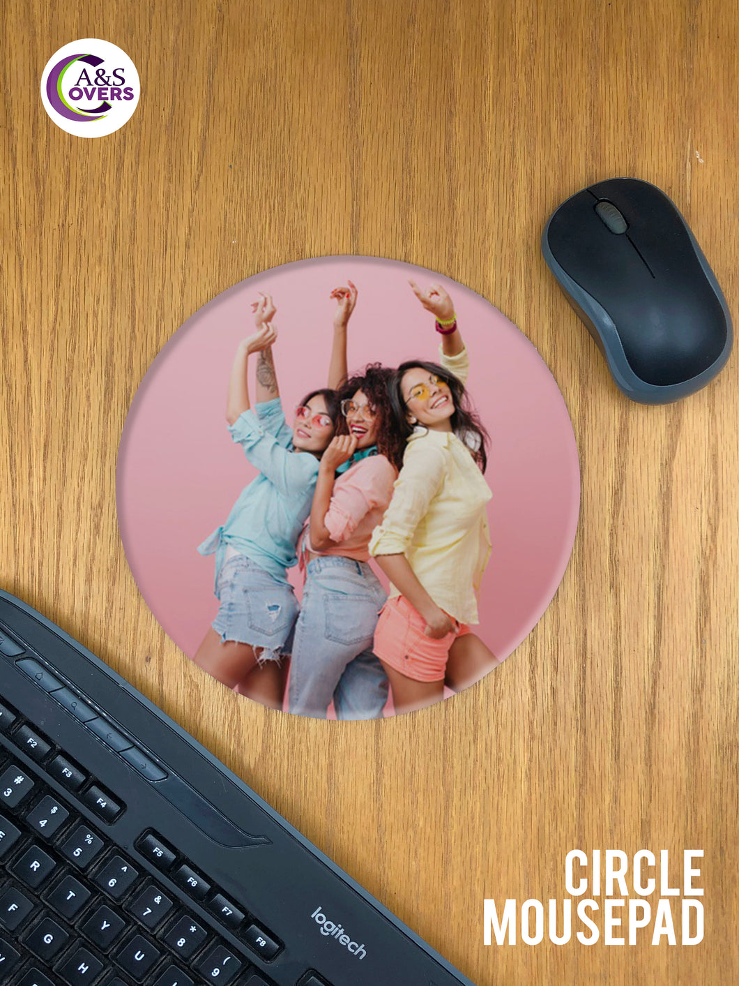 Circle Mouse pad - A&S Covers