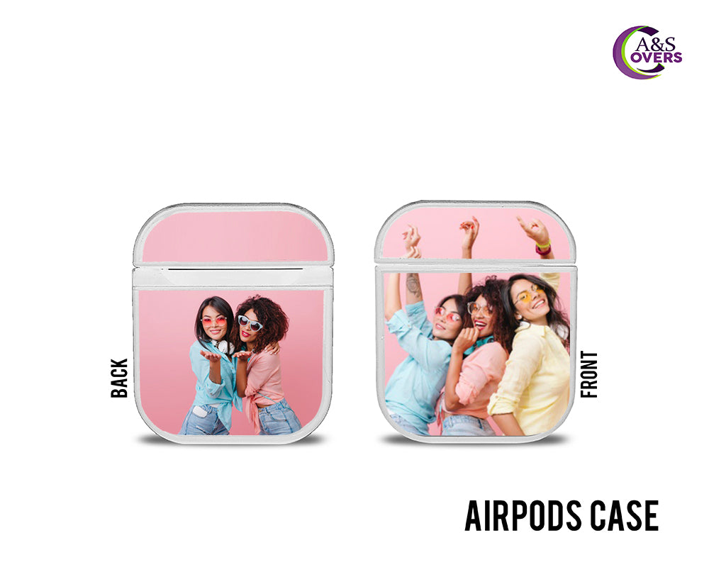 White Custom Airpod Cases - A&S Covers