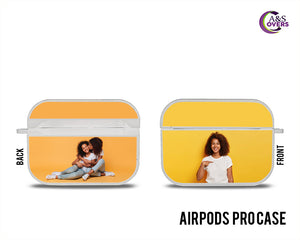 White Custom Airpod Pro Cases - A&S Covers