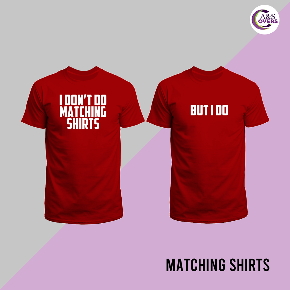 Don't match shirt