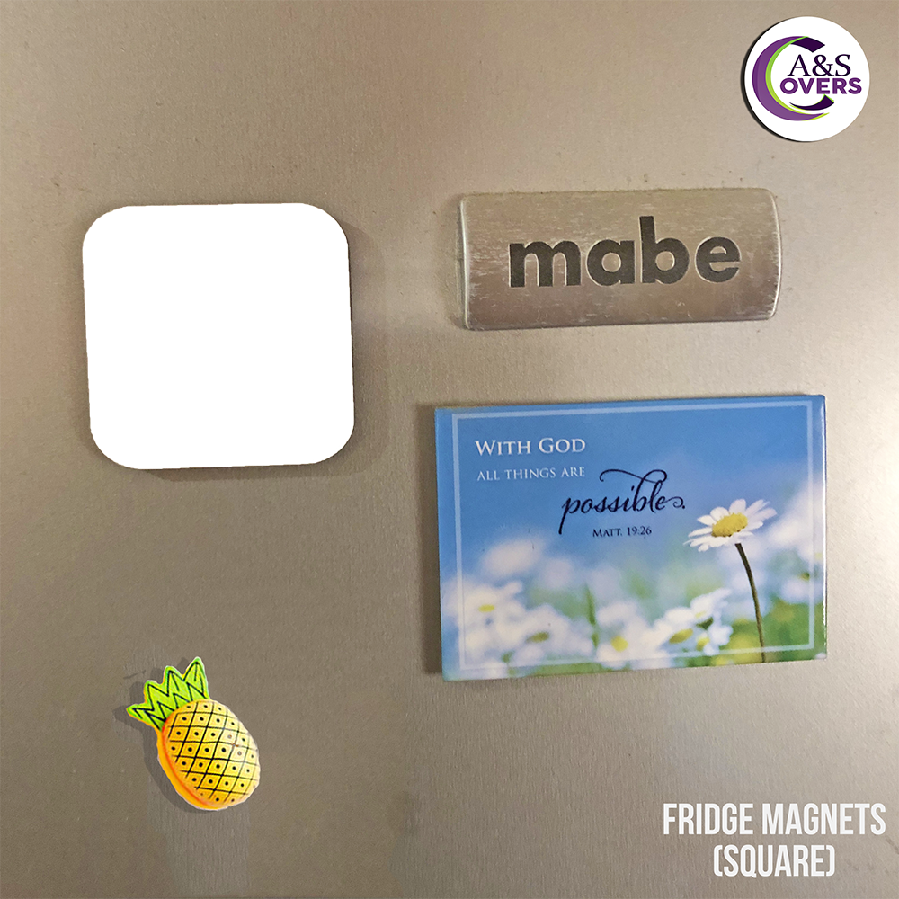 Square fridge magnet