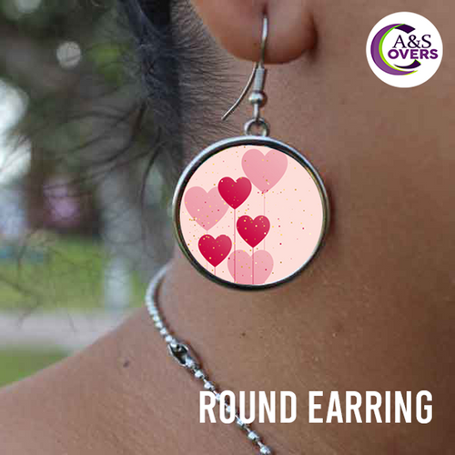 Valentine Round Earring