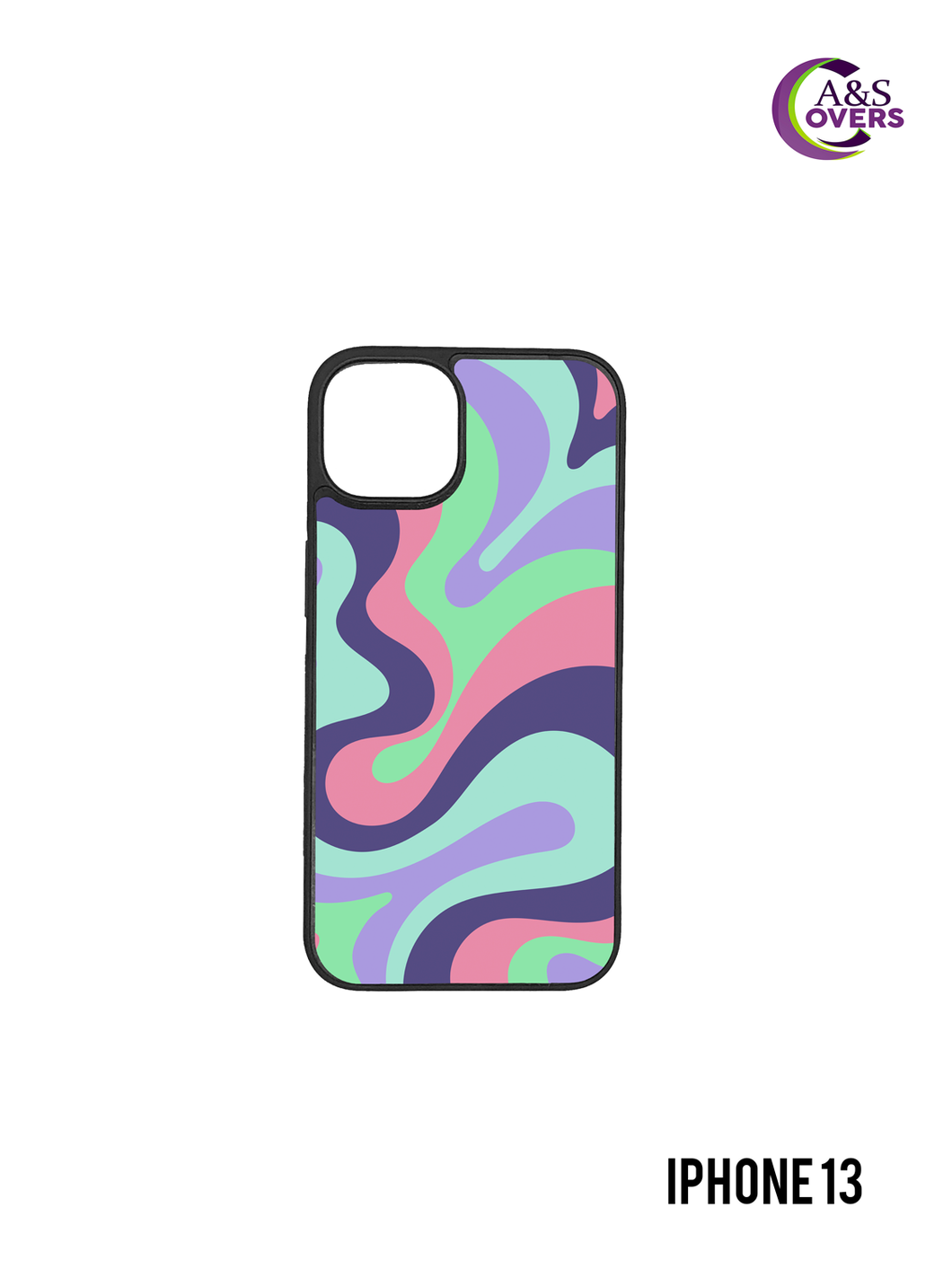 Wavy purple and green Case