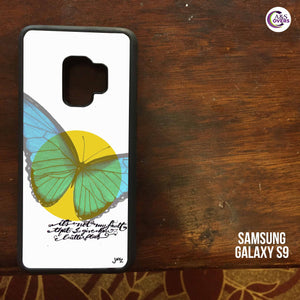 White Butterfly Grip Case Design - A&S Covers